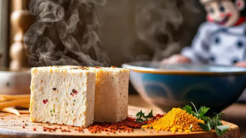 Tofu se prepara con pasión y color