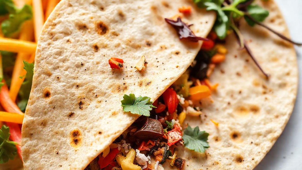 Una tortilla apetitosa con ingredientes nutritivos
