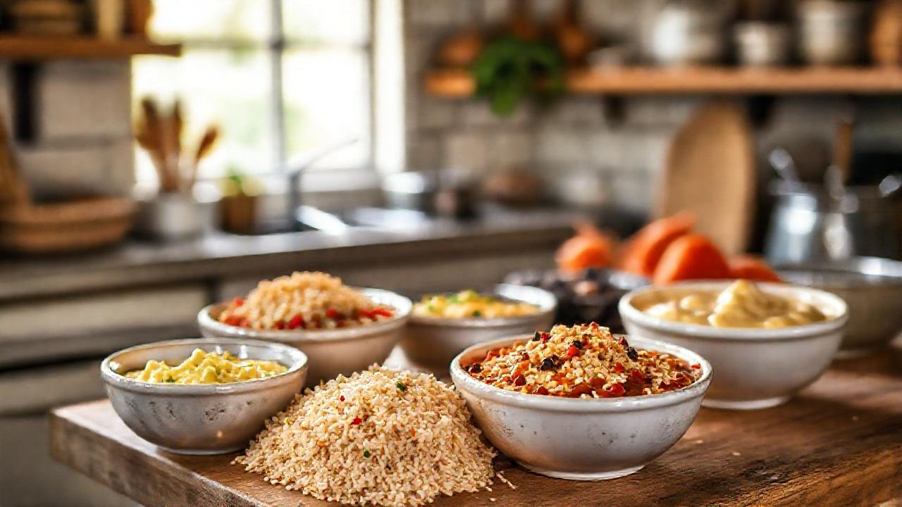 Cocina rústica, avena y sabores cálidos