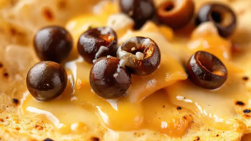 Tortillas con queso derretido