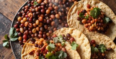 Frijoles veganos
