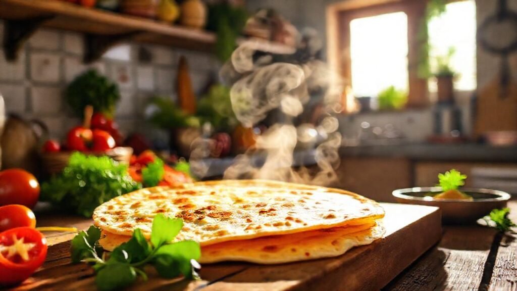 Cocina soleada: tortilla dorada y feliz