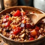 Una cocina rústica ofrece un festín visual