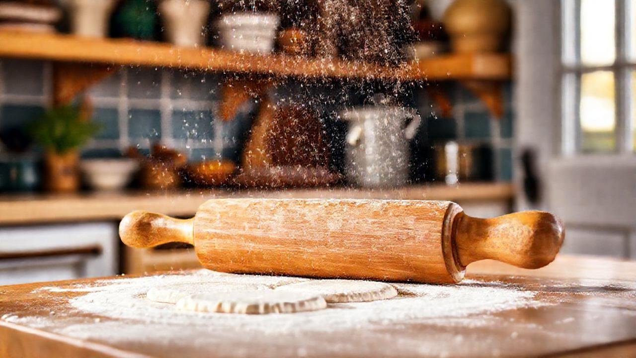 Masa perfecta en cocina cálida