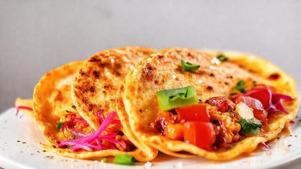 Fotografía atractiva de tortillas y mermelada