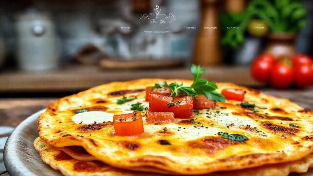 Una tortilla española vibrante y apetitosa