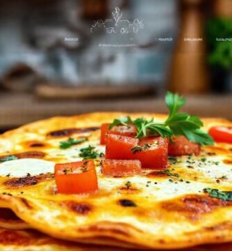 Una tortilla española vibrante y apetitosa
