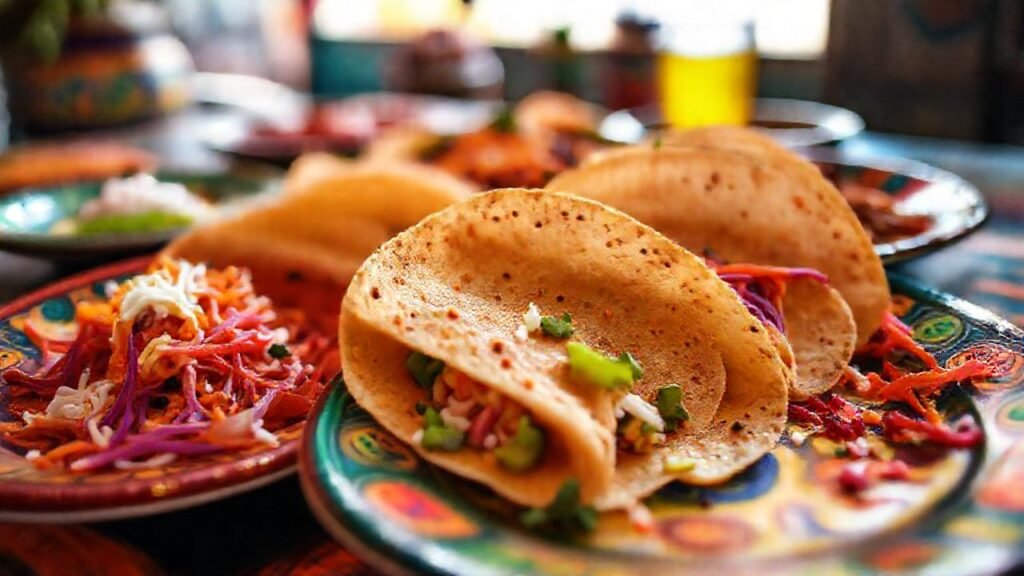 Tortillas mexicanas: dulces coloridos y apetitosos