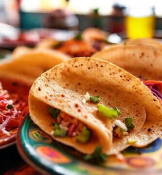 Tortillas mexicanas: dulces coloridos y apetitosos