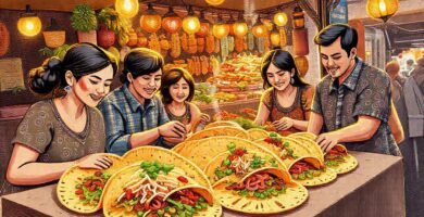 Tortillas tradicionales se reinventan en color