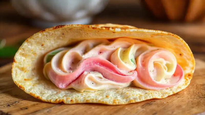 Tortilla dorada y deliciosa