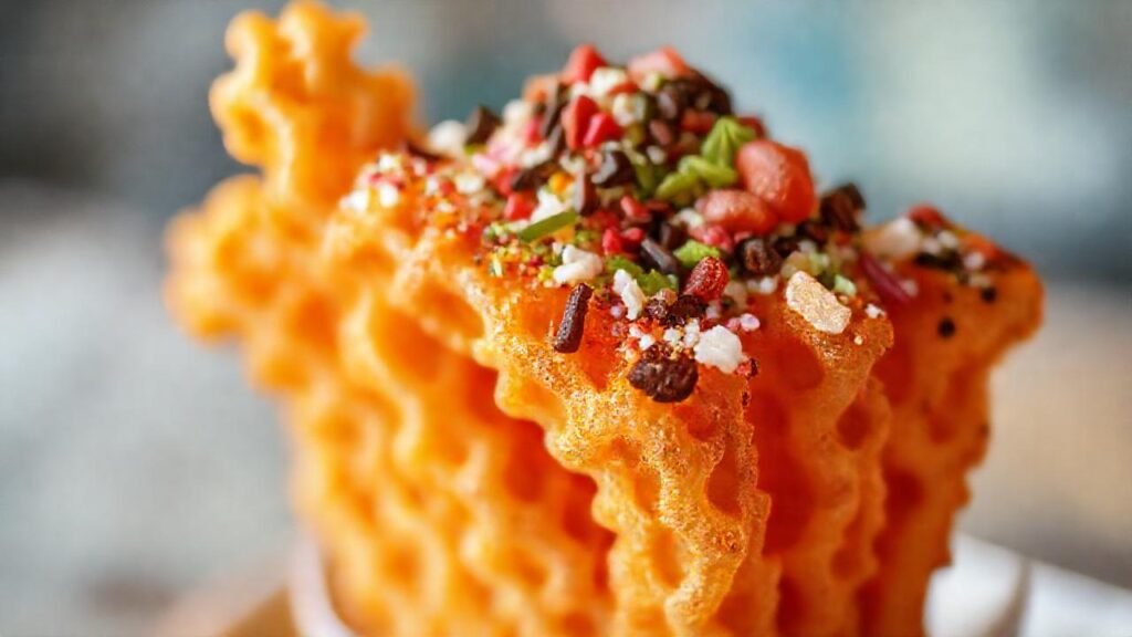 Churros dorados y apetitosos