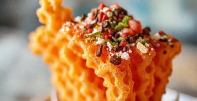 Churros dorados y apetitosos