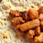 Tortilla dorada y jugosa