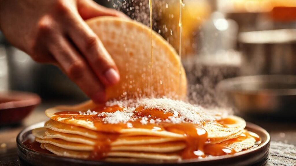 Tortillas brillantes y dulces