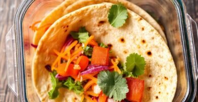 Tortillas veganas frescas