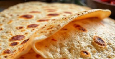 Tortilla tradicional: textura