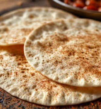 Tortillas especiadas burbujean en un ambiente cálido