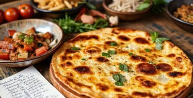 Una tortilla española apetitosa y tradicional
