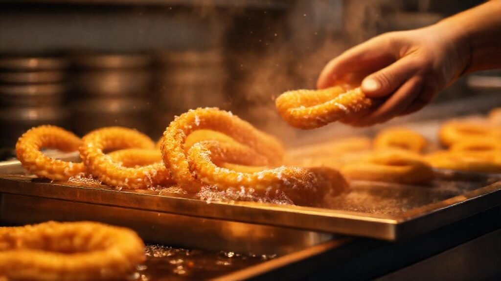 Churros dorados