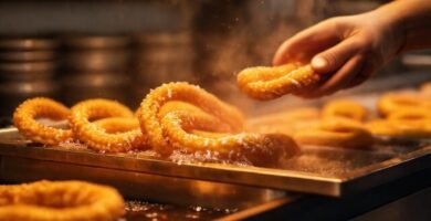Churros dorados