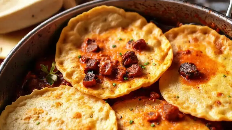 Tortillas españolas con chorizo, imagen apetitosa