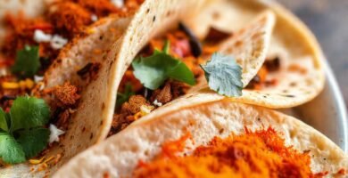 Platos coloridos y apetitosos