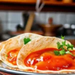 Salsas coreanas y tortillas vibrantes apetecibles