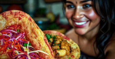 Tortillas doradas invitan a una receta cálida