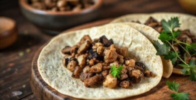 Tortillas veganas: un bocado apetitoso y colorido