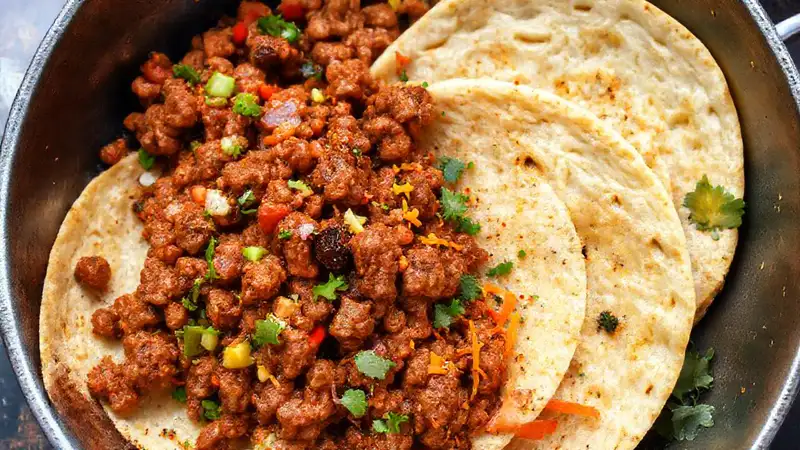 Receta vegana apetitosa de chorizo y tortillas
