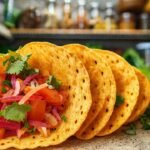 Tortillas frescas iluminan una escena apetecible