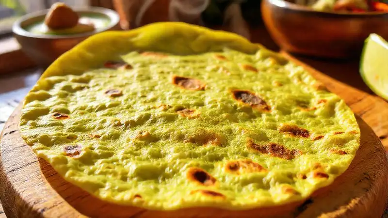 Tortilla de aguacate: vibrante