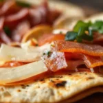 Quesos veganos y comida apetitosa brillan