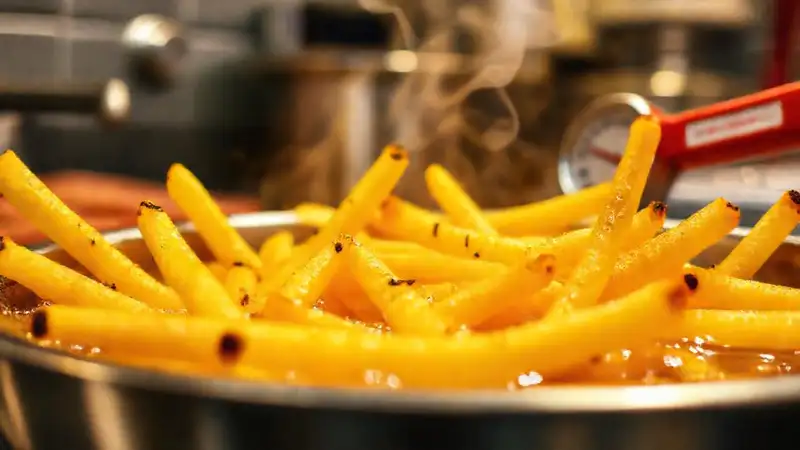 Patatas fritas doradas