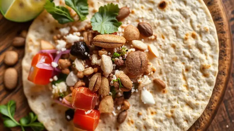 Tortilla keto vibrante