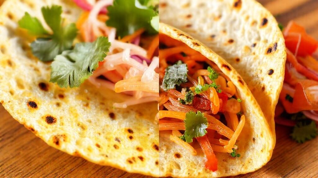 Tortilla tradicional y sin gluten comparadas