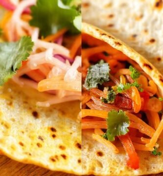 Tortilla tradicional y sin gluten comparadas