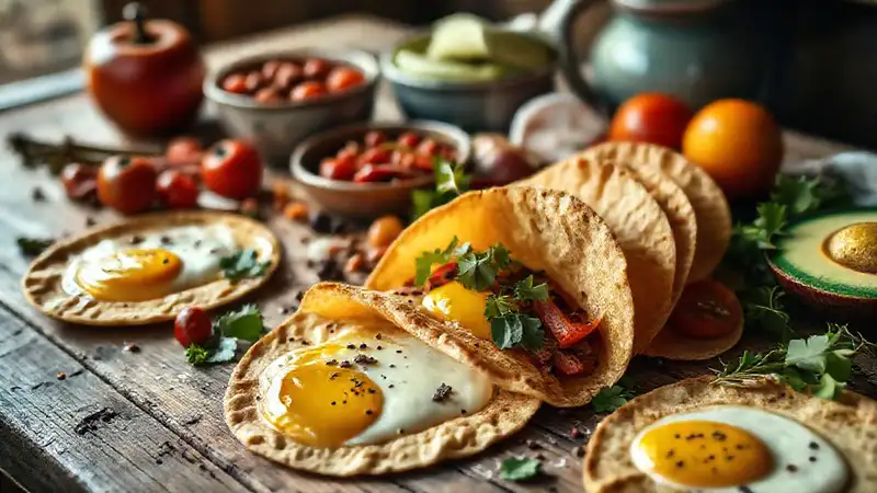 Desayuno francés rústico