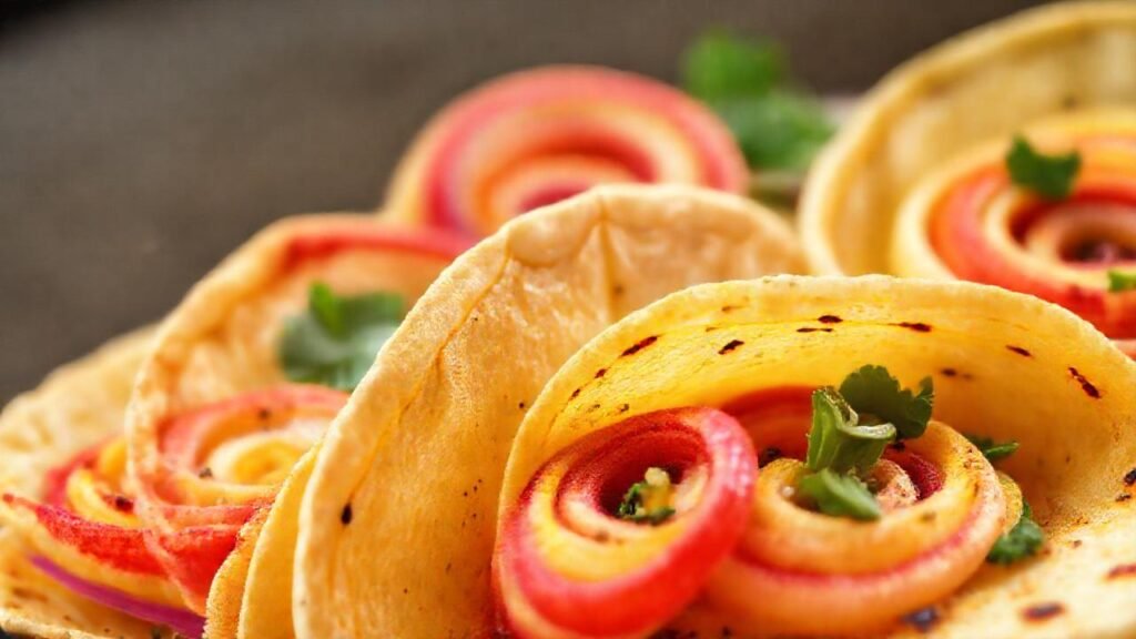 Tortillas vibrantes y deliciosas