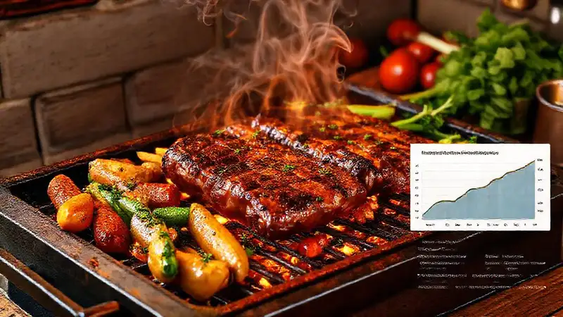 Asado argentino: carne sabrosa, nutritiva y visual