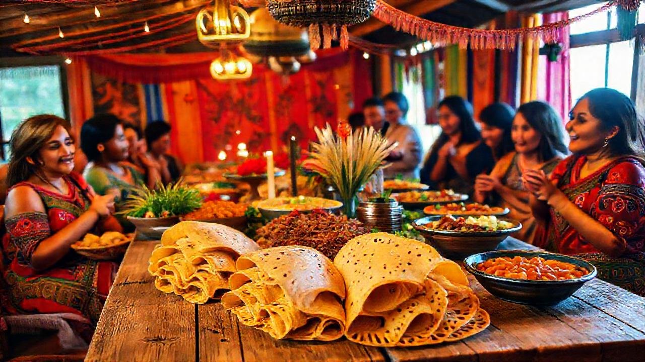 Celebración mexicana: colorida y acogedora