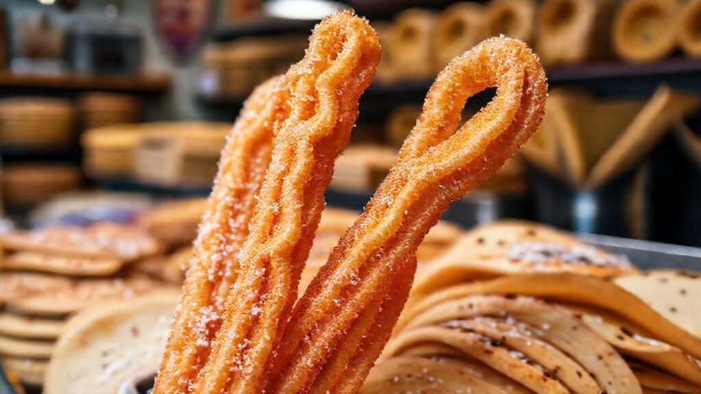 Churros dorados