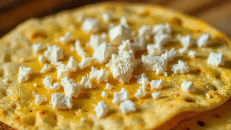 Tortilla de queso: apetitosa y visualmente impactante