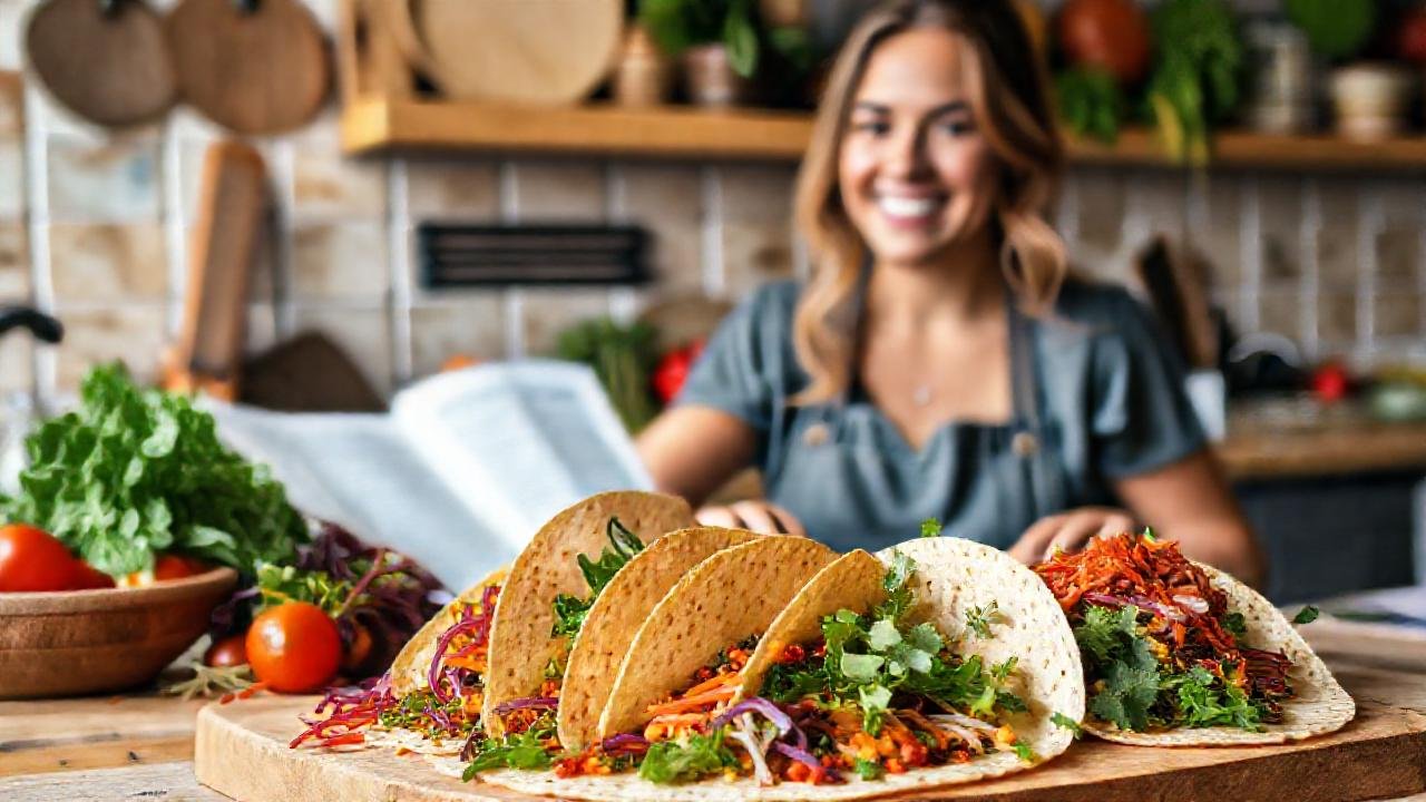 Tortillas veganas: receta apetecible y colorida