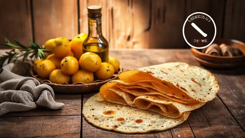 Comida española, luz cálida y texturas