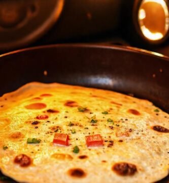 Tortilla vegana apetecible