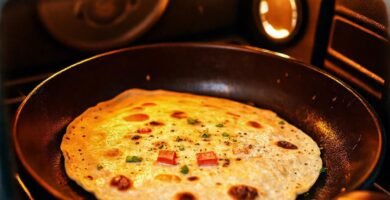 Tortilla vegana apetecible