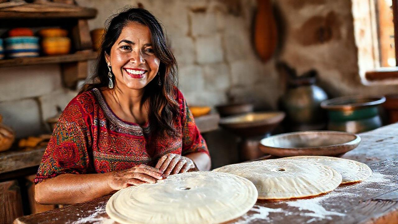 Cocina cálida, tortillas, auténtica comida mexicana