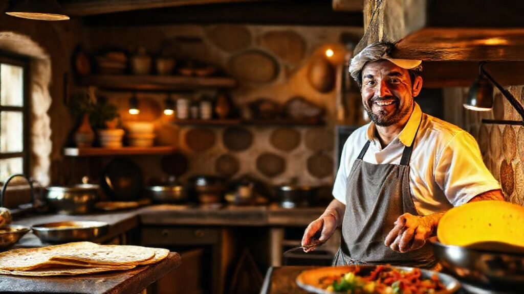 Cocina española rústica